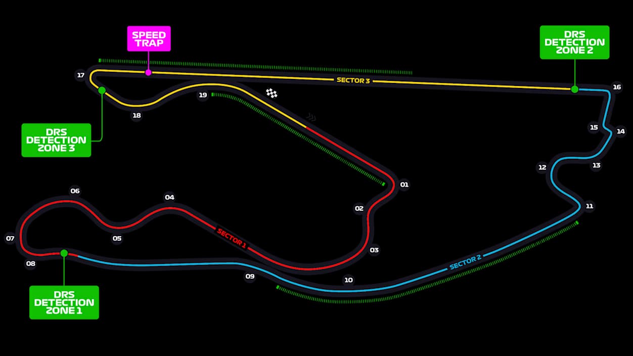 Miami International Autodrome layout